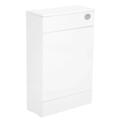 Bathroom Vanity Unit Furniture Suite Cabinet Toilet Basin Back To Wall WC 1050mm