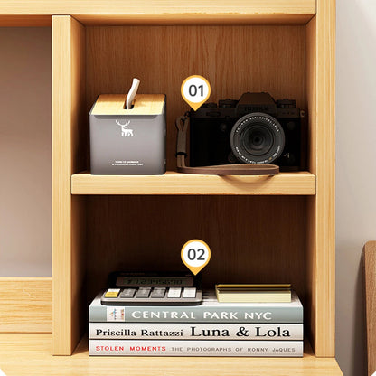 Computer Desk Study Table Writing Shelves Home Office Wooden Workstation Laptop