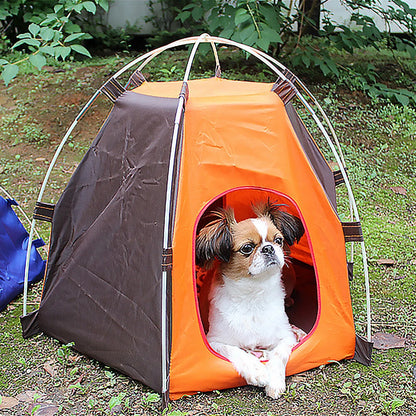 Sun-block Pet Tent Waterproof Tent Foldable Breathable Breathable Pet Shelter