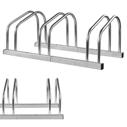 BIKE STAND RACK FOR BICYCLE PARKING STAND FLOOR WALL MOUNT INDOOR OUTDOOR NEW
