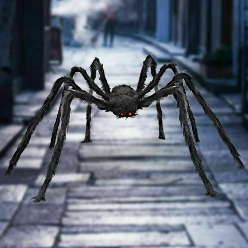 Large Halloween Big Giant Spider Indoor Outdoor Decoration Haunted House Prop
