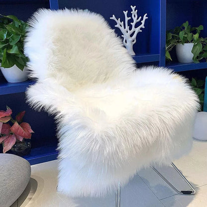 Large Faux Fur Sheepskin Rug Fluffy Mat Room Sofa Hairy Mat Shaggy Floor Carpet