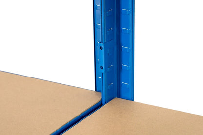 5 Tier Blue Metal Garage Shelving Unit 1000kg 180x120x60cm