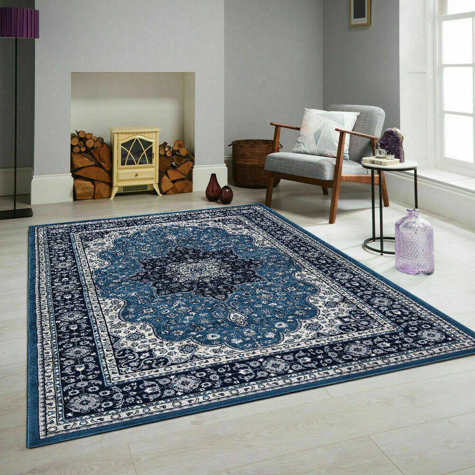 Luxury Non Slip Large Traditional Rugs Bedroom Living Room Rug Hallway Runner