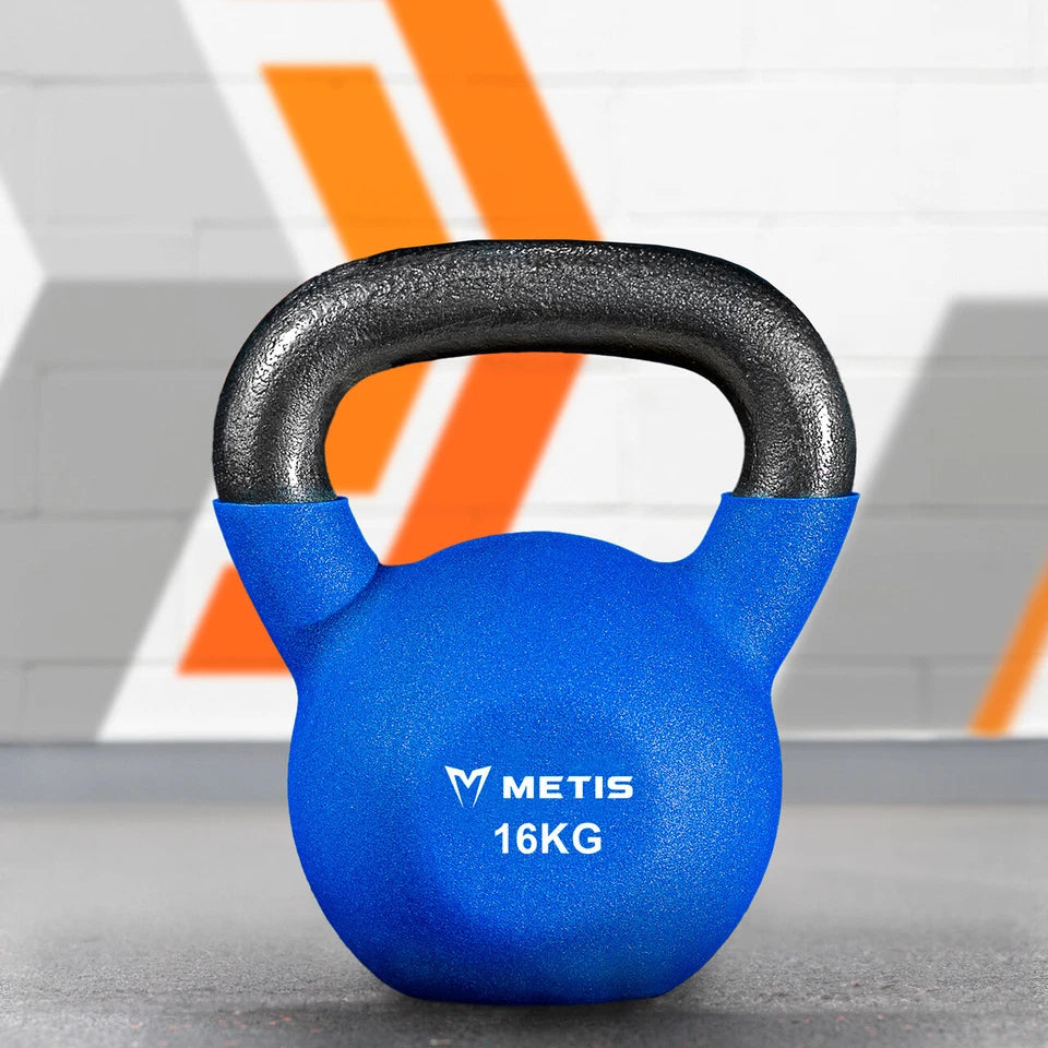 METIS Neoprene Kettlebells [4-20kg] | IRON TRAINING WEIGHTS – Gym/ Home Workouts