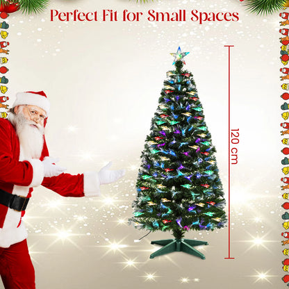 Christmas Tree Fibre Optic Artificial Colour Changing Xmas decor 4FT 5FT