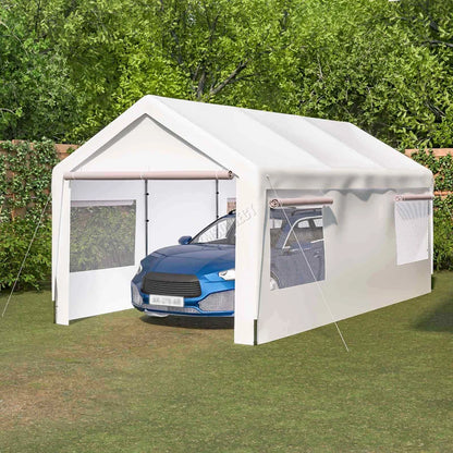 Carport 10x20ft Car Canopy Garage UV-Proof Waterproof SUV Boat Heavy Duty White