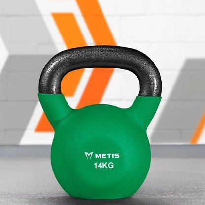 METIS Neoprene Kettlebells [4-20kg] | IRON TRAINING WEIGHTS – Gym/ Home Workouts