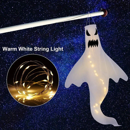 4X Halloween LED Light Ghost Outdoor Decors Garden Prop Party Hanging Decor