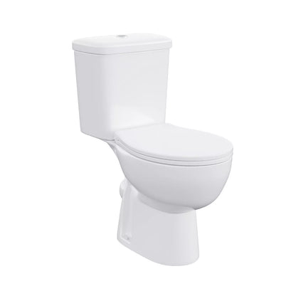 Nes Home Close Coupled Toilet Bathroom WC Pan, Toilet Seat & Cistern