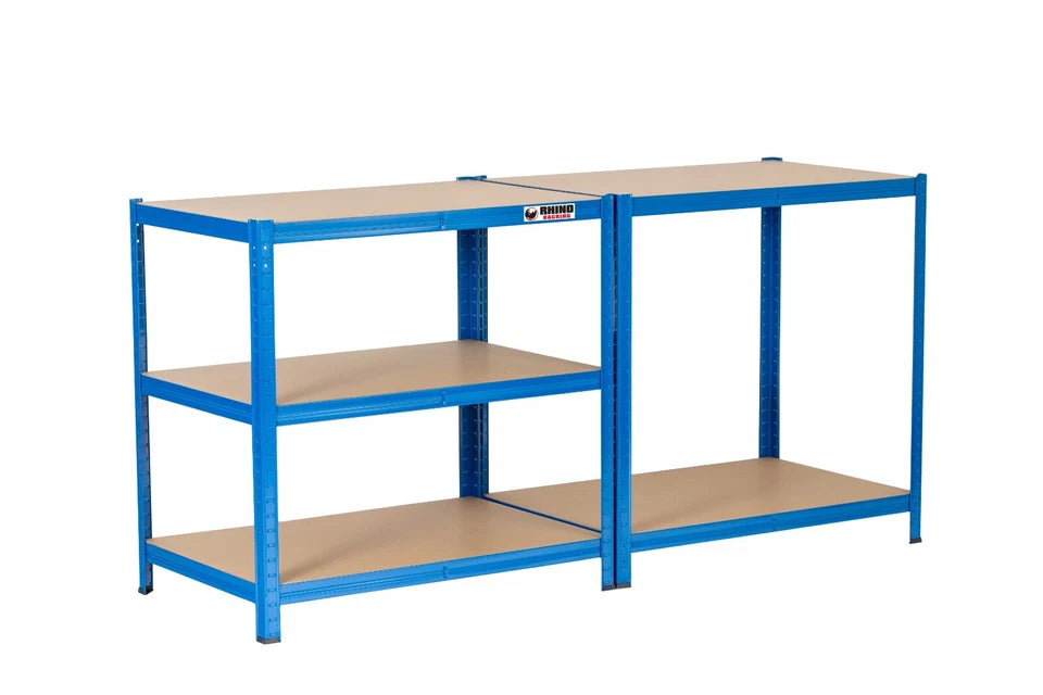5 Tier Blue Metal Garage Shelving Unit 1000kg 180 x 90 x 60cm
