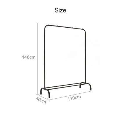 Heavy Duty Metal Clothes Rail Rack Garment Hanging Display Stand Storage Shelf