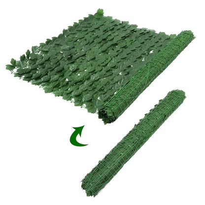 3M Artificial Garden Fence Hedge Ivy Leaf Wall Privacy Balcony Screening Trellis