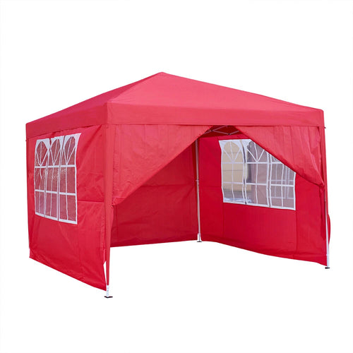 2.5x2.5m Pop Up Gazebo Marquee Outdoor Garden Party Tent Canopy with 4 Sides
