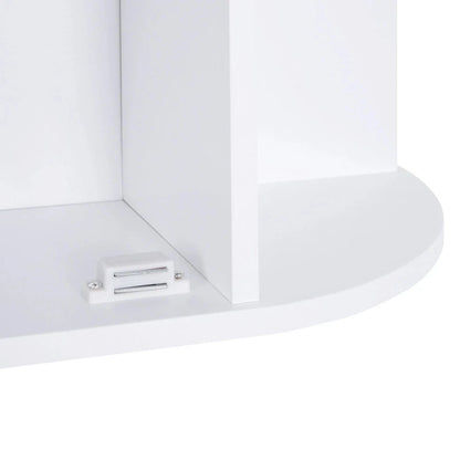 Wall Mounted Bathroom Cabinet with Mirror Single Door Storage Shelves
