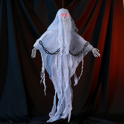 Faceless Ghost Light Up Animatronic Ghost - Halloween Decoration Prop (2 Pack)