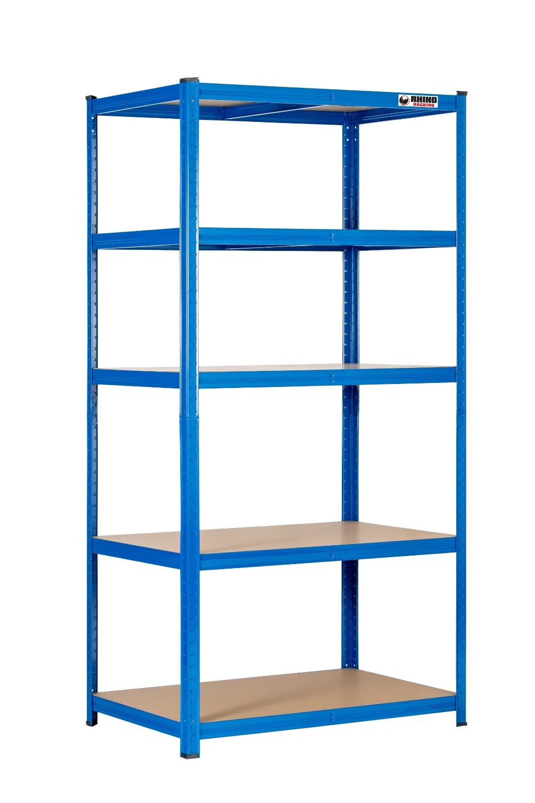5 Tier Blue Metal Garage Shelving Unit 1000kg 180 x 90 x 60cm