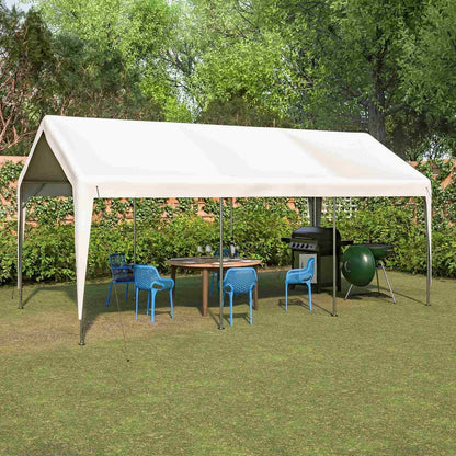 Carport 10x20ft Car Canopy Garage UV-Proof Waterproof SUV Boat Heavy Duty White