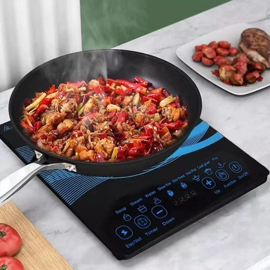 2200W Electric Induction Hob Portable Digital Touch Single Cooker Hot Plate Tool