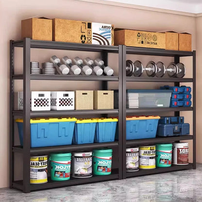 5 Tier Boltless Garage Storage Shelving Steel Racking Galvanised 198x100x50cm UK