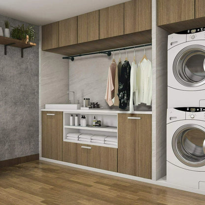 6ft Heavy Duty Clothes Rail Pipe Garment Rack Wall Mounted Hanging Clothes Pole