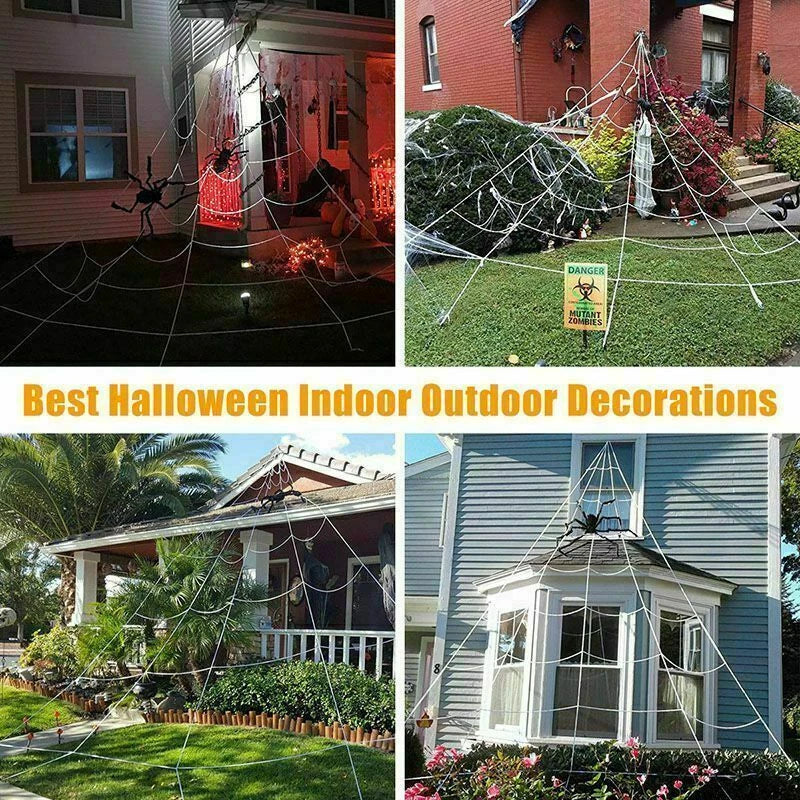 Large Halloween Big Giant Spider Indoor Outdoor Decoration Haunted House Prop