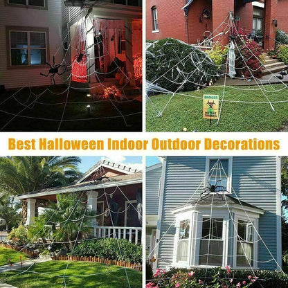Large Halloween Big Giant Spider Indoor Outdoor Decoration Haunted House Prop