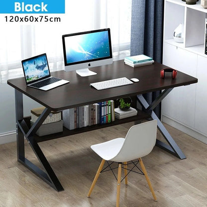 Computer Desk Laptop Pc Study Table Office Desk Home Furniture Workstation Shelf