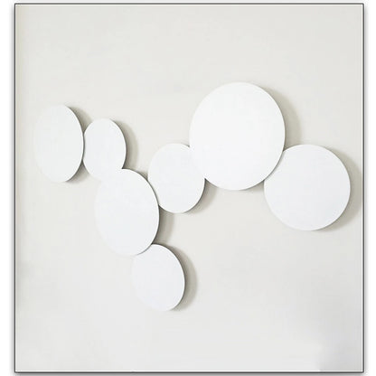 Modern White Metal Circle Round Led Wall Light 7W / 10W