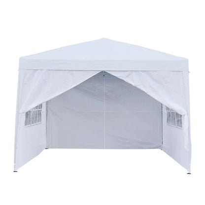 3x3M Heavy Duty Gazebo Marquee Popup Waterproof Garden Party Tent 4 WallSides