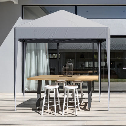 2X2M Pop-up Gazebo with 4 Sides Outdoor Garden Canopy Party Tent