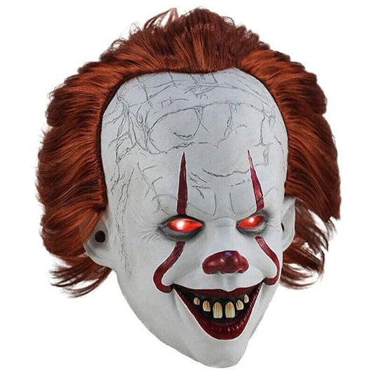 Adult Pennywise Clown Halloween Mask Men