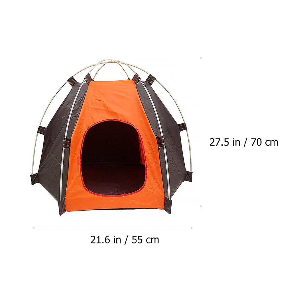Sun-block Pet Tent Waterproof Tent Foldable Breathable Breathable Pet Shelter