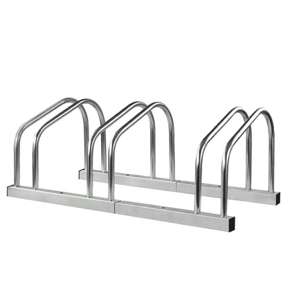 BIKE STAND RACK FOR BICYCLE PARKING STAND FLOOR WALL MOUNT INDOOR OUTDOOR NEW
