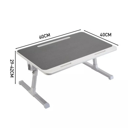Folding Laptop Table Bed Tray Sofa Lap Desk Note book Stand Adjustable Height UK