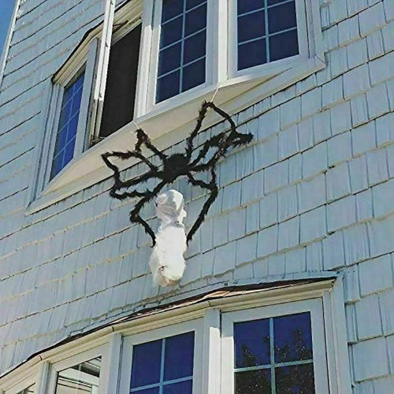 Large Halloween Big Giant Spider Indoor Outdoor Decoration Haunted House Prop