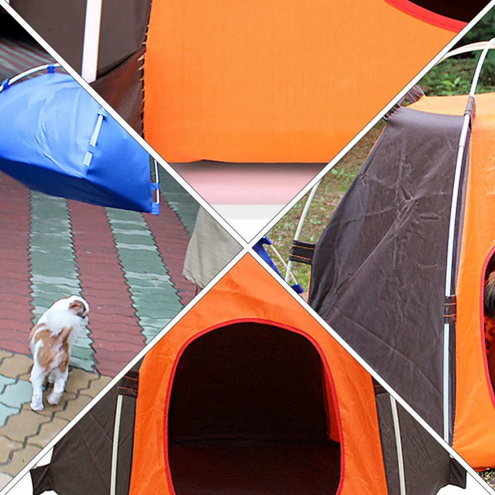 Sun-block Pet Tent Waterproof Tent Foldable Breathable Breathable Pet Shelter