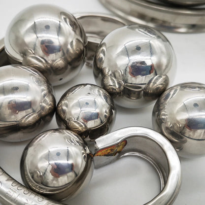 6PCS Garden Sphere Stainless Steel Mirror Gazing Balls