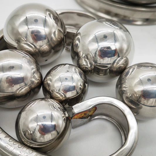 6PCS Garden Sphere Stainless Steel Mirror Gazing Balls