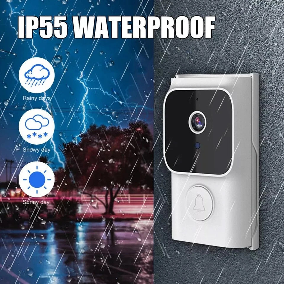Wireless Smart Video Doorbell Wibell Security Intercom HD Video Camera Door Bell