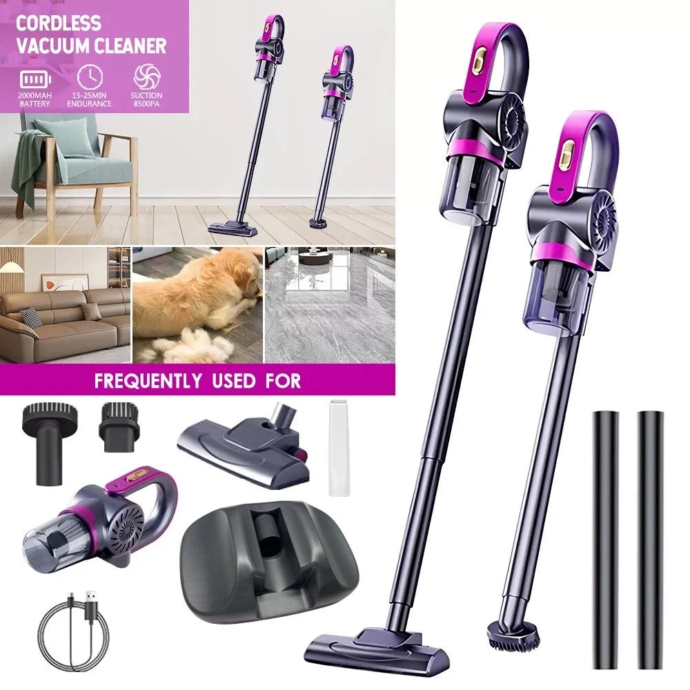 4 in 1 Stick Handheld Vacuum Cordless Vacuum Cleaner For Carpet Floor Pet Hair