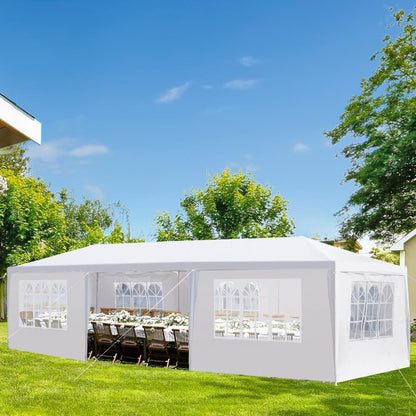 3x9m Outdoor Garden Gazebo Wedding Party Tent Canopy Marquee