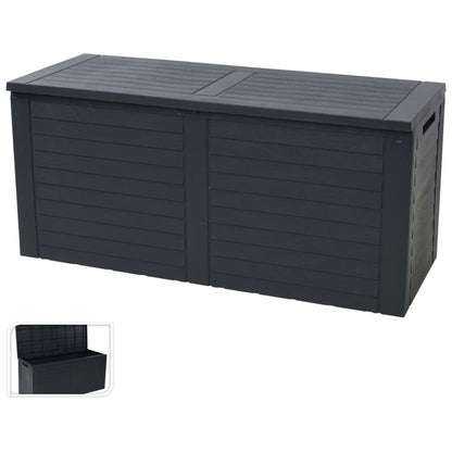 240L Large Outdoor Storage Box Garden Patio Plastic Chest Lid Container