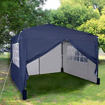 3x3m Pop up Heavy Duty Gazebo With Sides And Weight bags