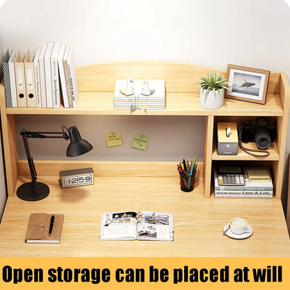 Computer Desk Study Table Writing Shelves Home Office Wooden Workstation Laptop