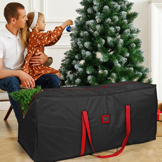 Black Christmas tree storage bag