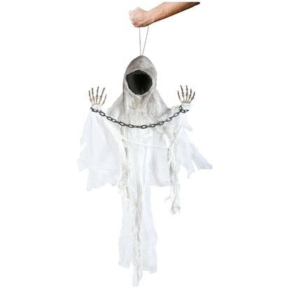 85cm Faceless Spectre Light Up Moving With Sound Halloween Party Prop