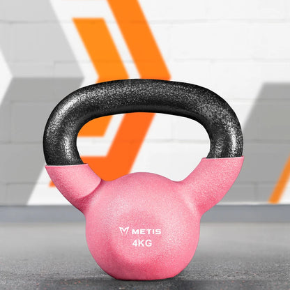 METIS Neoprene Kettlebells [4-20kg] | IRON TRAINING WEIGHTS – Gym/ Home Workouts