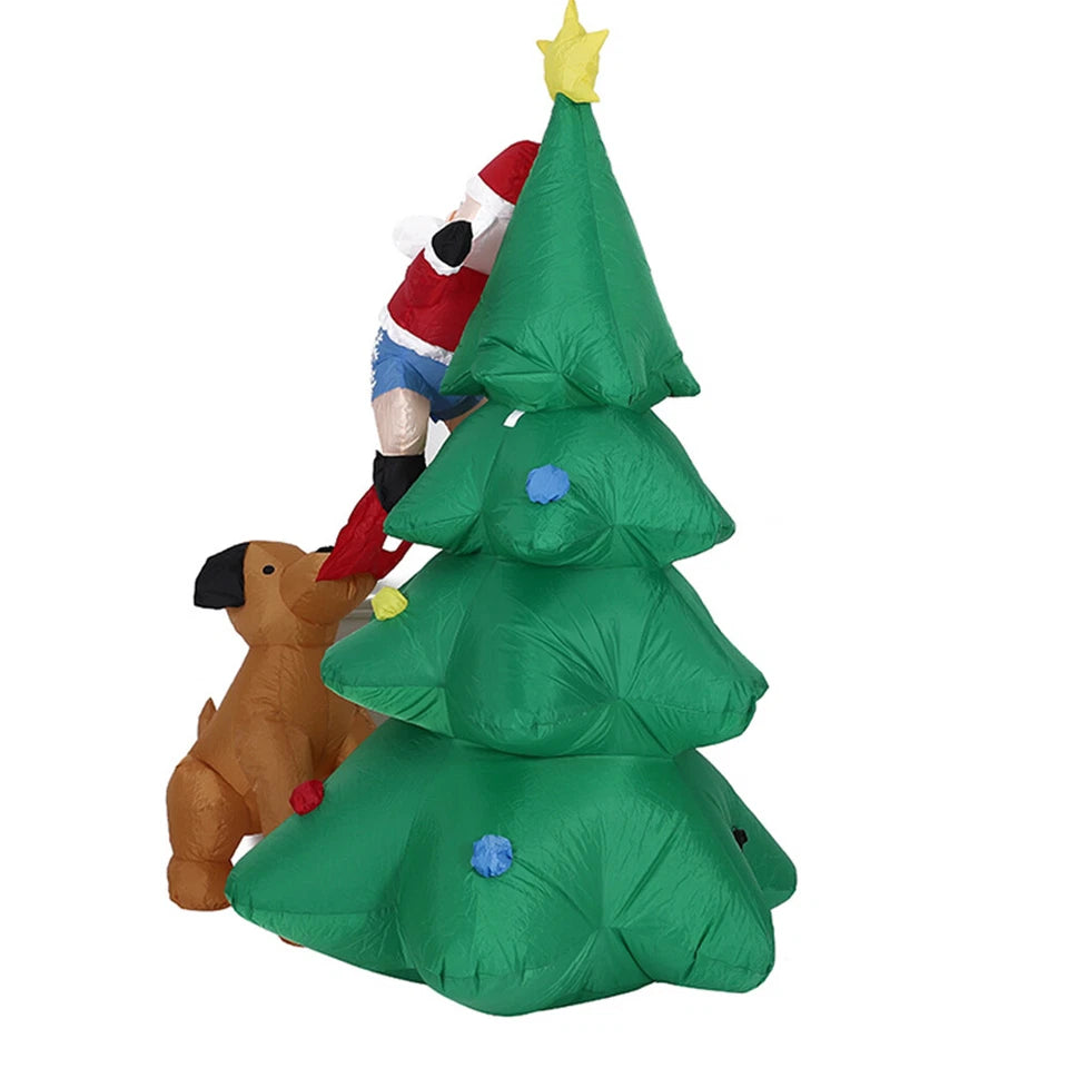 Christmas Inflatable Santa Snowman Christmas Tree Outdoor Decor