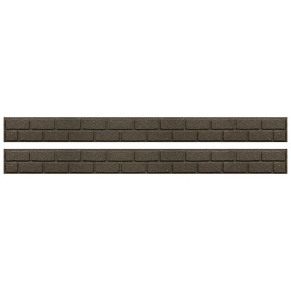 Garden Lawn Edging Flexible Flower Bed Border Wall Eco Recycled Rubber 'EZ' NEW